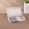 Caja de Plástico Transparente Boceto Arte Estudiante Simple Estilo Coreano Neutral Gran Capacidad Lápiz Oficina Papelería Caja Venta al por Mayor Transfronteriza