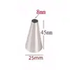 1M6 Bolo de dente decorando biscoito rosa assando DIY ferramenta média 304 aço inoxidável decoração boca média