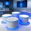 Soporte de Exhibición Pintado, Plataforma Luminosa para Drones, Purificador de Agua, Inodoro, Redondo, Cuadrado, Soporte de Exhibición Hexagonal, Vitrina