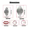 Kit de Modificação de Carro Incluído Imposto Adequado para Motor Diesel Bmw 6*22/33mm Kit de Desmontagem e Reparo de Flap de Redemoinho