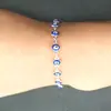 Joyería europea y americana estilo étnico simple pulsera ojo francés ojo del diablo ojo turco ojo maligno pulsera de aceite de gota