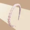 Amazon Transfronterizo Diadema de Perlas de Lujo para Mujer Diadema Delgada con Bordes de Perlas Pasador de Perlas Hecho a Mano Celebridad Accesorios para el Cabello