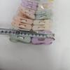 8 pinzas pequeñas de plástico con clip plano para secar pantalones Clip tienda de 2 yuanes mercancía general al por mayor