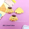 Transparente Destello Fino Gato de Dibujos Animados Conejo Cachorro Accesorios de Resina DIY Funda de Teléfono Broche para Tocados Caja de Almacenamiento Parche