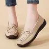 Sapatos Femininos Casuais Confortáveis Antiderrapantes de Primavera Slip-On Sapatos de Mãe Moda Casual Sapatos Femininos Sapatos Preguiçosos Sapatos Únicos Sapatos Casuais