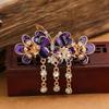 Acessórios de Cabelo Laço Estilo Coreano Grampo Feminino Temperamento Strass Esmaltado Borboleta Tassel Clipe Cruz Clipe Superior Clipe Caranguejo de Cabelo