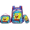 Nueva Mochila Escolar de Dibujos Animados Kpop Sudamericana de Comercio Exterior Set de Tres Piezas Mochila Ultra Ligera Impermeable