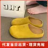 Zapatos de Exterior para Mujer Birkenstock Medio Pantufla Modelo Nuevo 2026 con Aumento Oculto de Altura, Zapatos de Mujer Slip-On de Suela Suave, Pantuflas Retro Cerradas para Flojera