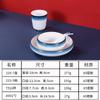 Louça de Melamina Azul Marinho Criativa Pequena Tigela de Sopa Restaurante Tigela de Pó Hot Pot Apimentado Tigela Grande Tigela Comercial de Ramen Loja de Macarrão