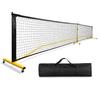 Red de Pickleball de 6.7 metros, estructura de red de pickle ball de tubo de hierro con ruedas, juego al aire libre, poste de red de tenis