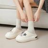 Sapatos Nuvem Buraco Xiaoxiangfeng Femininos Verão Novo Corrente de Estrela Moda e Conforto Férias na Praia Sandálias de Uso Duplo para Mulheres