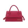 Bolsa Quadrada Pequena Simples Personalizada com Letra para Mulheres Verão 2025 Nova Tendência Fashionável Bolsa Transversal de Ombro