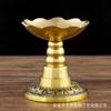 Lámpara de mantequilla base de lámpara de vela pequeña fábrica al por mayor suministros de Buda juego de Buda hornacina de Buda latón porta lámpara de mantequilla porta lámparas