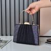 Cross-border renda saco de noite avançado roxo saco de noite brilhante moda feminina saco de lantejoulas saco Chaozhou fabricante