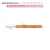 Ferramentas de Tricô Manual DIY Mais Vendidas Transfronteiriças Agulha de Suéter Agulha de Dreadlock Cabeça Redonda Gancho de Crochê de Bambu Cabo de Madeira Gancho de Crochê de Alumínio