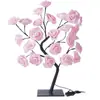 Lámpara de árbol de rosas artificiales LED transfronteriza, nuevo producto de iluminación de Amazon, luz nocturna de ambiente para habitación, lámpara decorativa creativa