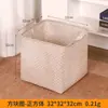 Cesta de Almacenamiento Armario Sencillo Algodón y Lino Cesta para Ropa Sucia Caja de Almacenamiento Plegable a Prueba de Humedad Caja de Almacenamiento Juguetes Ropa Artículos Varios