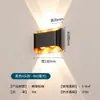 Nuevo producto transfronterizo: Lámpara de pared LED para exteriores con iluminación hacia arriba y hacia abajo para paredes exteriores de villas, vallas de patios y postes de puertas, lámpara de pared impermeable de doble cabezal