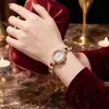 Reloj pulsera de nácar extraíble al por mayor con incrustaciones de diamantes, reloj de cuarzo de doble fila de perlas 'persona perezosa' transfronterizo, reloj exquisito para mujer