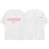 Marca de Moda Transfronteriza REPRESENT Basic Logotipo de Etiqueta Pequeña Estampado de Letras Camiseta Holgada Casual de Manga Corta para Hombre y Mujer