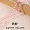 Contas Soltas de Cristal Imitação Contas de Vidro de Cor Sólida Contas Redondas Pulseira de Miçangas Artesanal DIY Pulseira Colar Acessórios de Contas de Vidro