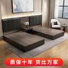 Mobiliario de Hotel Habitación Estándar Juego Completo Cinco Estrellas B&B Cama King Muebles Rápidos Profesionales Habitación de Apartamento de Hotel Cama Doble