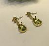 Yabong [fin de año Qing] directo de fábrica joyería para orejas incrustada con circonita viento frío brillantes pendientes simples japoneses y coreanos