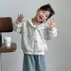Abrigo para Niña Estilo Primavera/Otoño 2026 Nuevo Elegante Sudadera Tejida para Bebé Ropa de Otoño para Niños Top Súper Atractivo para Niñas