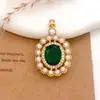 Pingente com Design em Formato de Coração, Pingente de Colar Pérola de Zircônia Cintilante, Acessório de Design Único de Nicho, Acessório Moderno e que Não Desbota