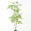 Decoração de Planta Artificial Verde, Planta em Vaso de Olmo Artificial, Grande Enfeite de Chão, Bonsai de Árvore Artificial para Hotéis e Shoppings