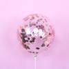 Cor lantejoulas balão enchimento transparente 12 polegadas decoração de aniversário Balão Mágico micro empresa empurrar pequeno presente