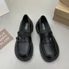 Mocasines Retro de Charol con Suela Gruesa para Mujer 2026 Nueva Colección Primavera y Otoño Estilo Británico JK Zapatos Pequeños de Charol Zapatos de Mocasín de Moda
