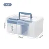 Caja de medicina de fábrica directa color transparente engrosada resistente a los arañazos portátil conveniente caja de caja con broche de presión caja de almacenamiento