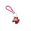 Llavero de cuerda trenzada creativo de la serie Hello Kitty de Amazon, colgante de coche creativo Dunhuang de cuero con dibujos animados