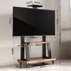 Soporte de Piso para TV con Ruedas Adecuado para Varias Marcas de 32-120 pulgadas Capacidad de Carga 150 kg Adecuado para el Sudeste Asiático
