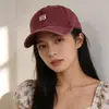 Gorra de Béisbol Lavada Vintage con Bordado de Letras 2026 para Mujer con Visera Ampliada y Ensanchada Que Hace que la Cara Parezca Más Pequeña