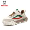 Zapatos Infantiles Babudou 2026 Otoño Nuevos Zapatos Deportivos Impermeables de Piel para Niños, Zapatos de Running Infantiles Medianos y Grandes, Zapatos para Niñas