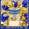 Conjunto de Balões Temático da Temporada de Formatura Decoração de Festa de Cerimônia de Formatura Conjunto de Balões de Folha de Alumínio Estrela de Cinco Pontas
