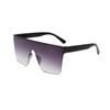 Gafas de sol cuadradas estilo europeo y americano, gafas de sol de montura grande de una sola pieza, gafas de moda iguales a las que usan los influencers