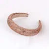 Diadema nueva transfronteriza para mujer, diadema barroca europea y americana con pedrería, accesorios para el cabello, diadema de esponja con estampado de leopardo, tocado