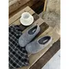 Sapatos estilo Birkenstock com sola grossa e forro de fleece, quentes, fofos e confortáveis, sapatos femininos, nova coleção outono/inverno 2026, rasteirinhas Birkenstock versáteis