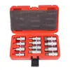 Set de Llaves de Acero para Herramientas de 12 Piezas de 1/2 Pulgada con Puntas Moleteadas y Herramientas Neumáticas para Reparación Automotriz