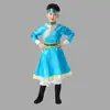 Ropa Étnica Minoritaria para Niños, Niños y Niñas, Túnicas Mongolas, Disfraces de Danza de Rendimiento de Xizang, Nuevos Estilos para Niños