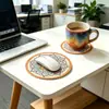 Mouse Pad Estilo Boêmio Vintage Personalizado Tapete de Mesa de Borracha para Computador Laptop Coaster Cruzamento Oriente Médio Rússia