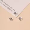 Xizang Flor de Amor Prateada Acessórios de Miçangas DIY Acessórios para Pulseira Colar de Contas Prateadas Antigas Feitos à Mão Material Acessórios