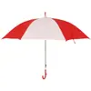 Paraguas Rojo y Blanco Juegos Deportivos Rojos y Blancos Actuación Grupal Cuerpo Paraguas Súper Paraguas de Molino de Viento Paraguas para Actuación de Baile de Estudiantes de Primaria
