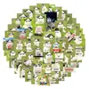 80 Adesivos de Grafite Emoticon de Vaca e Grama Novo Estilo para Decorar Geladeiras, Skateboards, Adesivos Personalizados DIY, Atacado do Fabricante