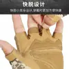 Guantes de Fitness Medio Dedo para Hombre y Mujer Deportes al Aire Libre Ciclismo Guantes de Entrenamiento Antideslizantes Resistentes al Desgaste Protección para Fans Militares Tácticos Absorción de Impactos