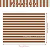 Papel de Seda Rayado Marrón Wx403 17g Papel de Envoltura a Prueba de Humedad para Regalo Dulces Papel Decorativo Rayado Perlado