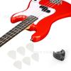 Palas de guitarra de metal púa de guitarra de metal 0.3 mm púa de acero inoxidable guitarra bajo eléctrico